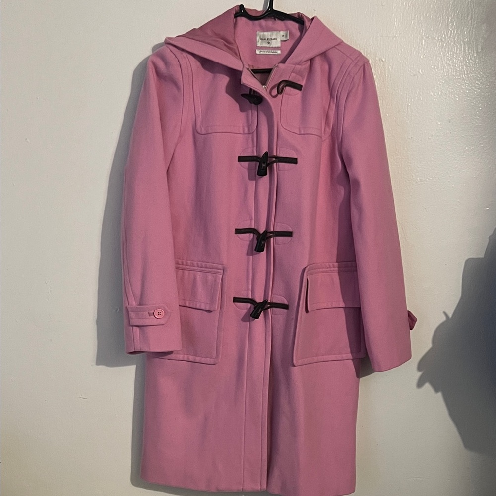 Isaac Mizrahi Pink Women's toggle coat